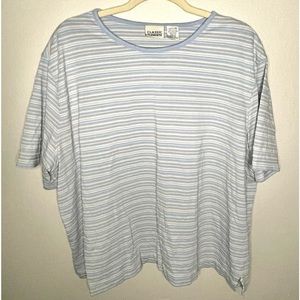 Blue striped tee